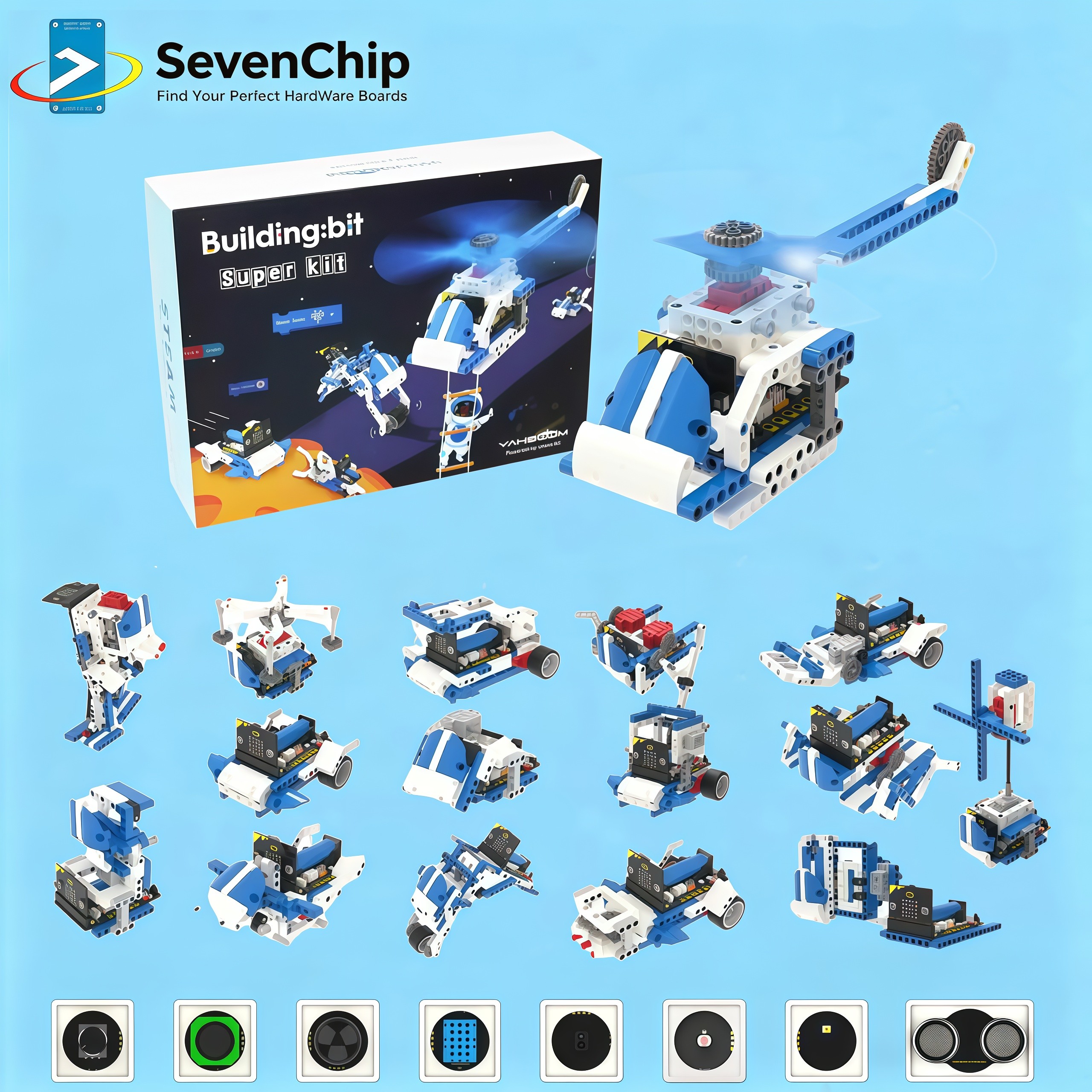 Science Robotics - BBC Microbit V2 Building Block Robot