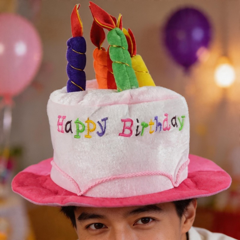 Science Of Happiness - Birthday Cake Hat Birthday Candle Hat