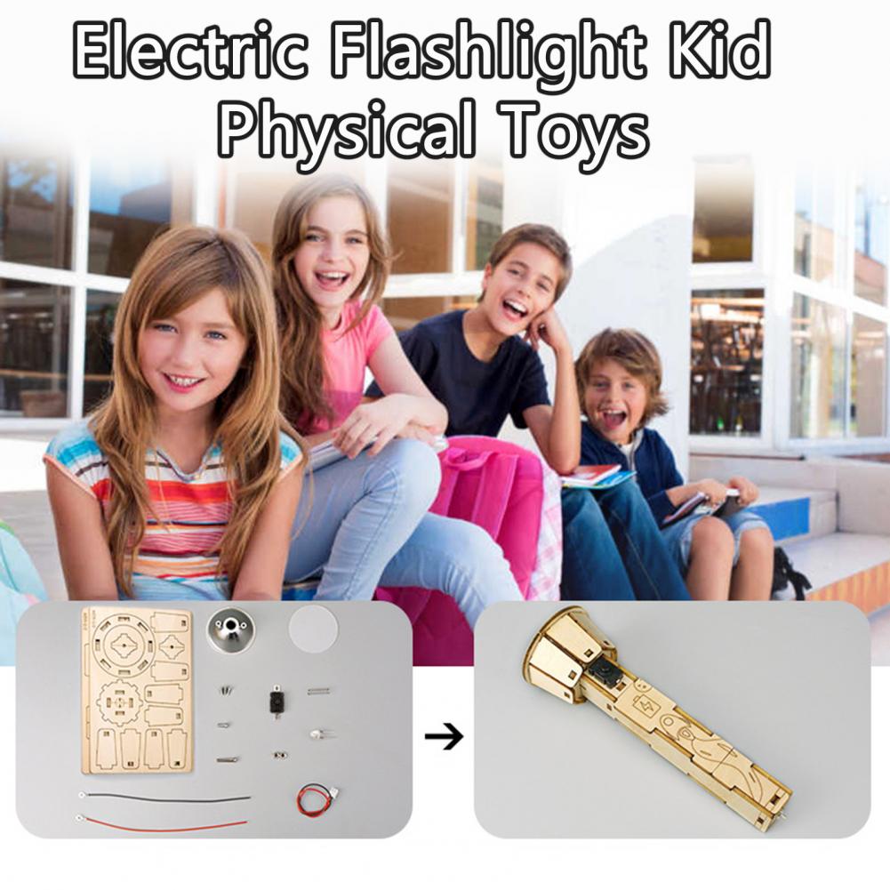 Wooden DIY Flashlight Puzzle K - Science Project recension och pris