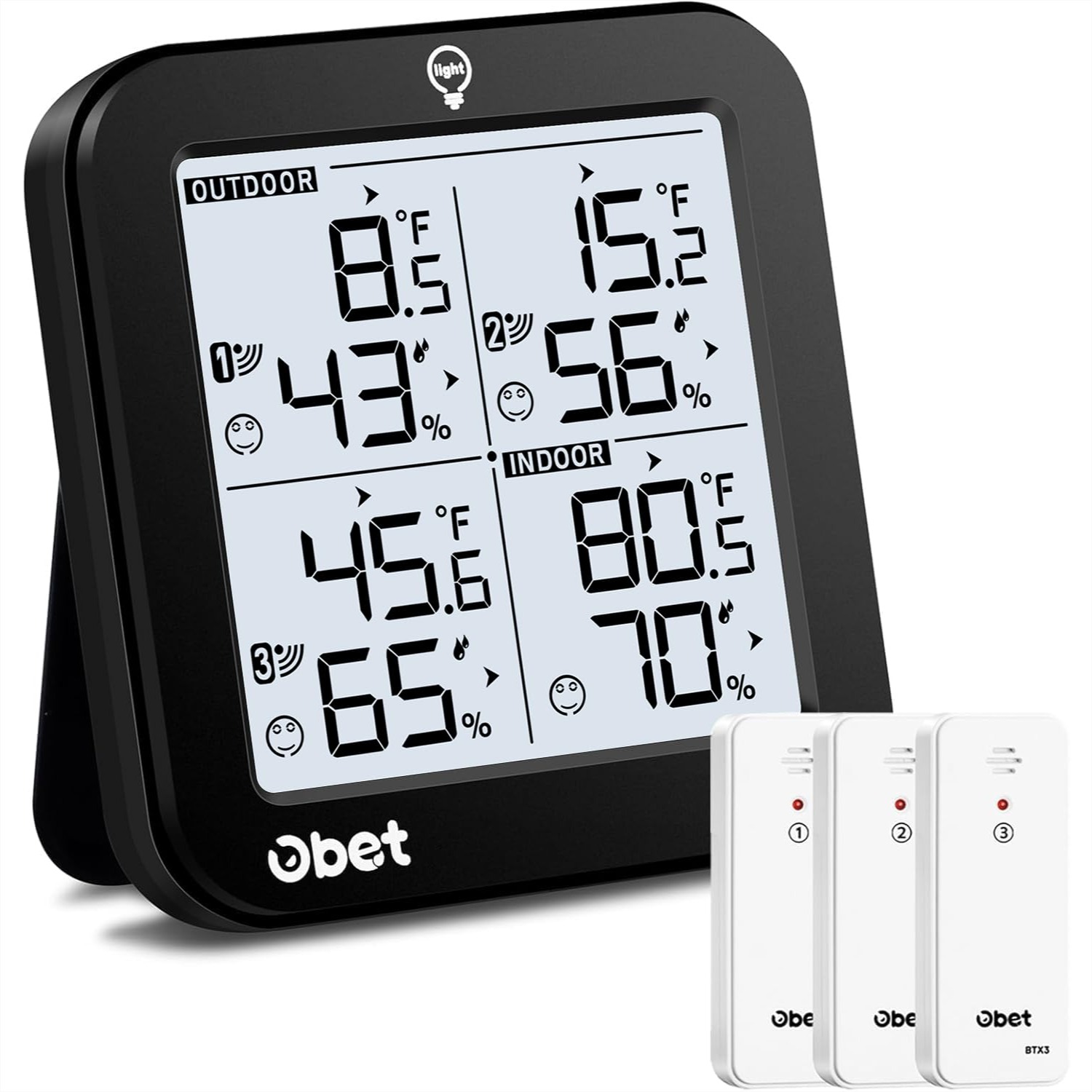 Wireless Weather Station with  - Weather Station Indoor recension och pris