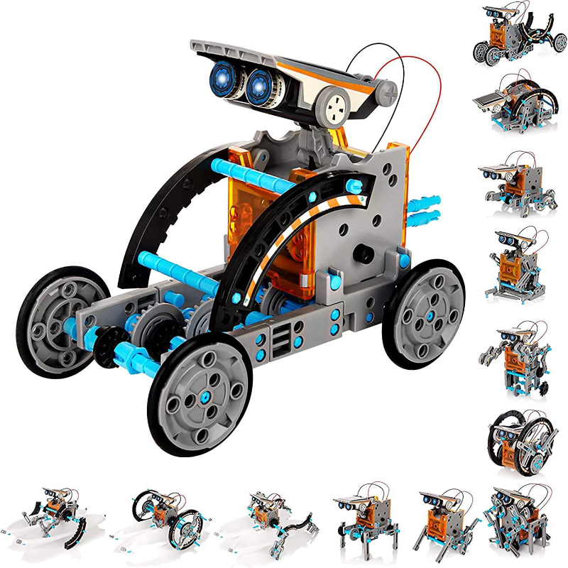 13-in-1 Solar Powered Robot Ki - Science Project Robot recension och pris