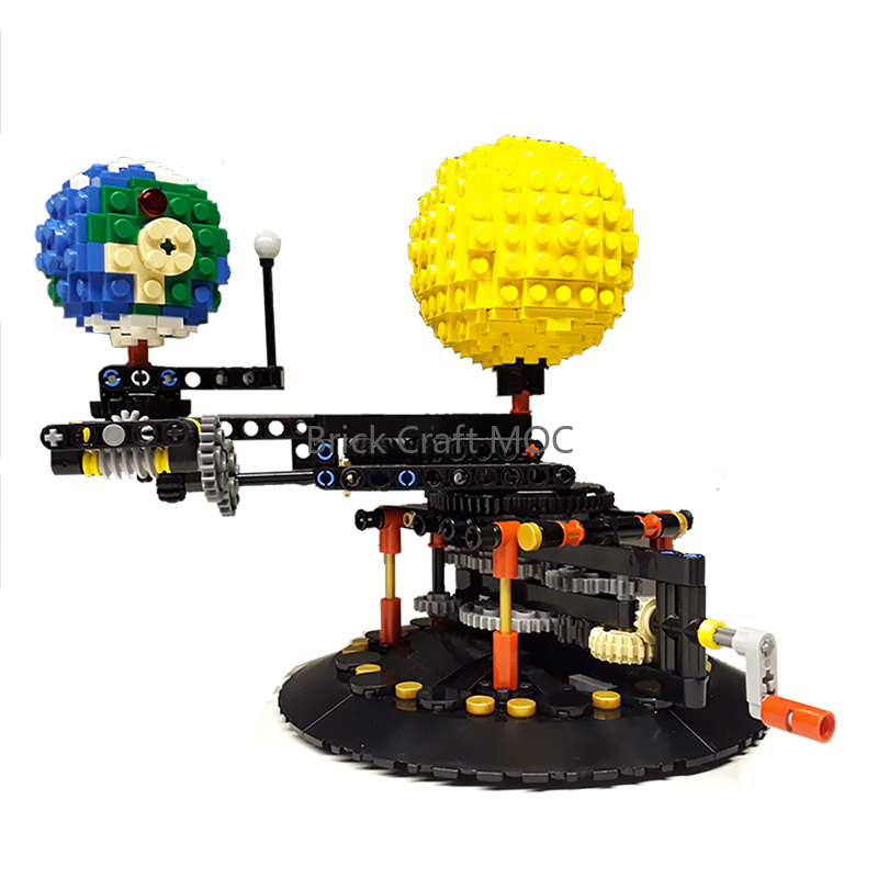 MOC Sun Earth Moon Orrery Buil - Solar System Orrery recension och pris