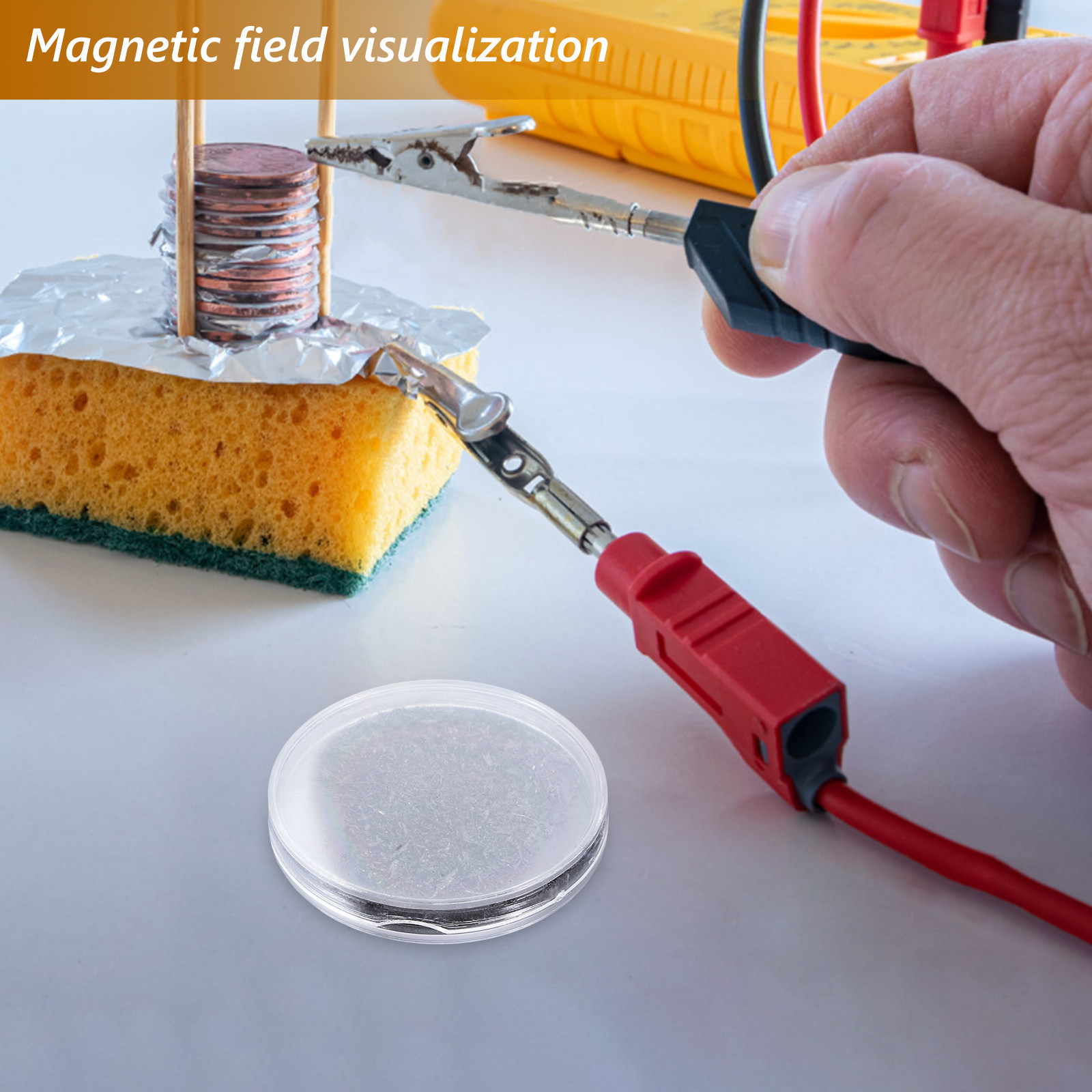 Magnetic Iron Powder Box Plast - Science Project Physics recension och pris