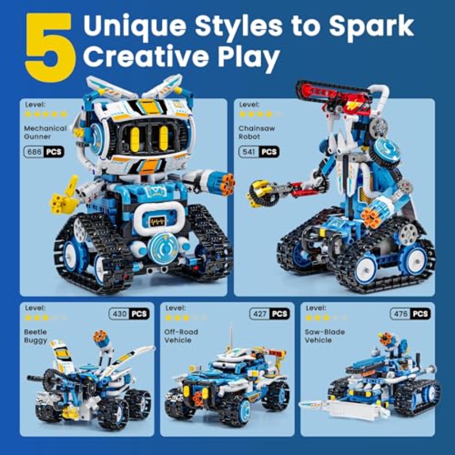 STEM Robotics Kit for 8-12: 5- - Science Project Robot recension och pris