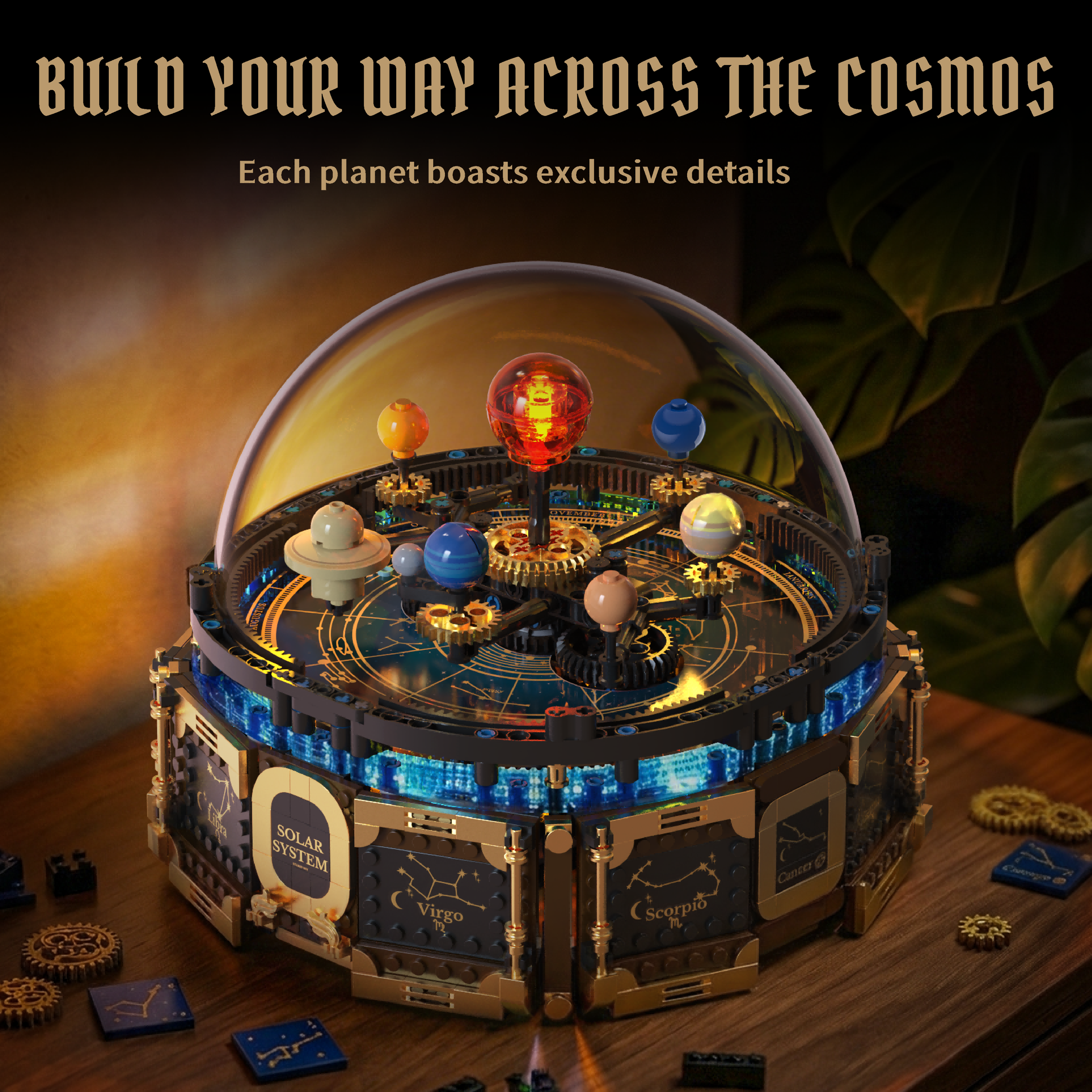 Mechanical Solar System Music  - Solar System Orrery recension och pris