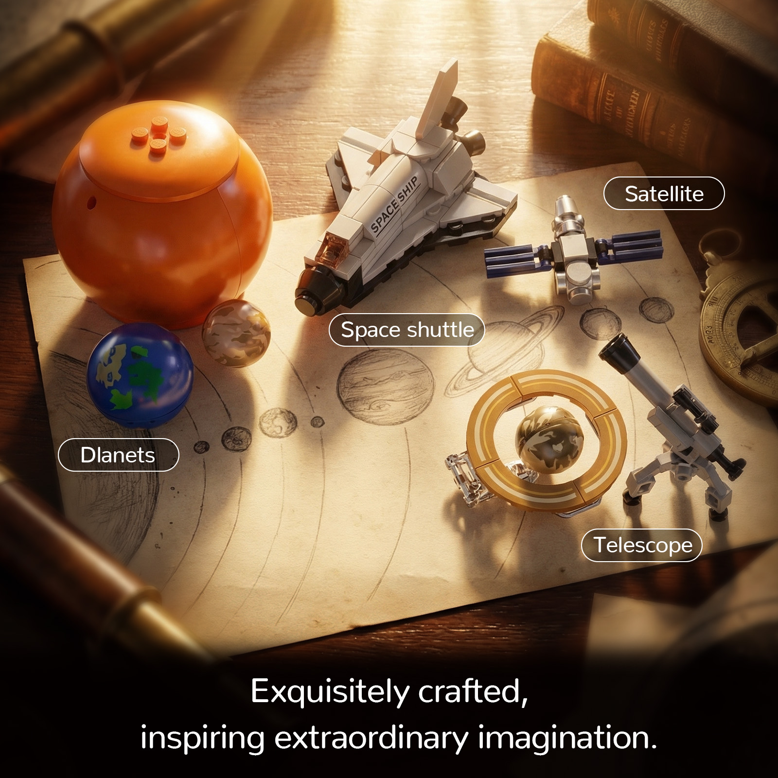 Solar System Model Building Bl - Solar System Orrery recension och pris