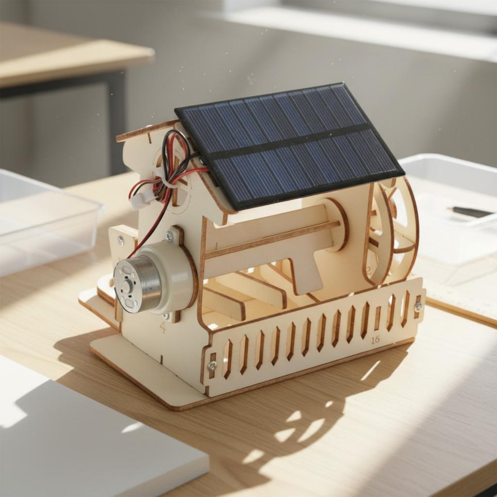 Rice Hulling Water Wheel Hands - Science Experiment recension och pris