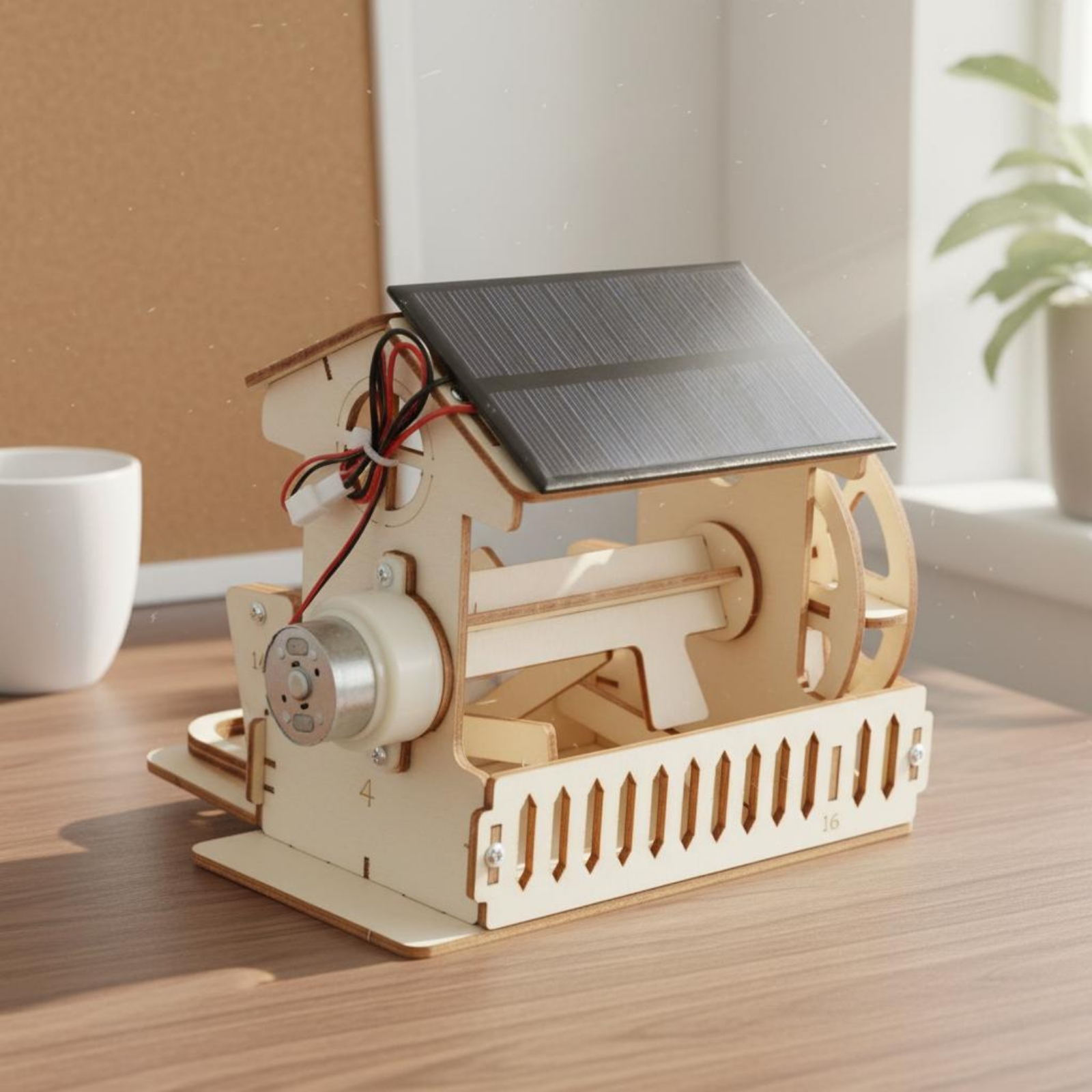 Rice Hulling Water Wheel Hands - Science Experiment recension och pris