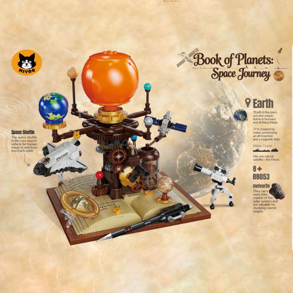 672PCS STEM Building Blocks So - Solar System Orrery recension och pris