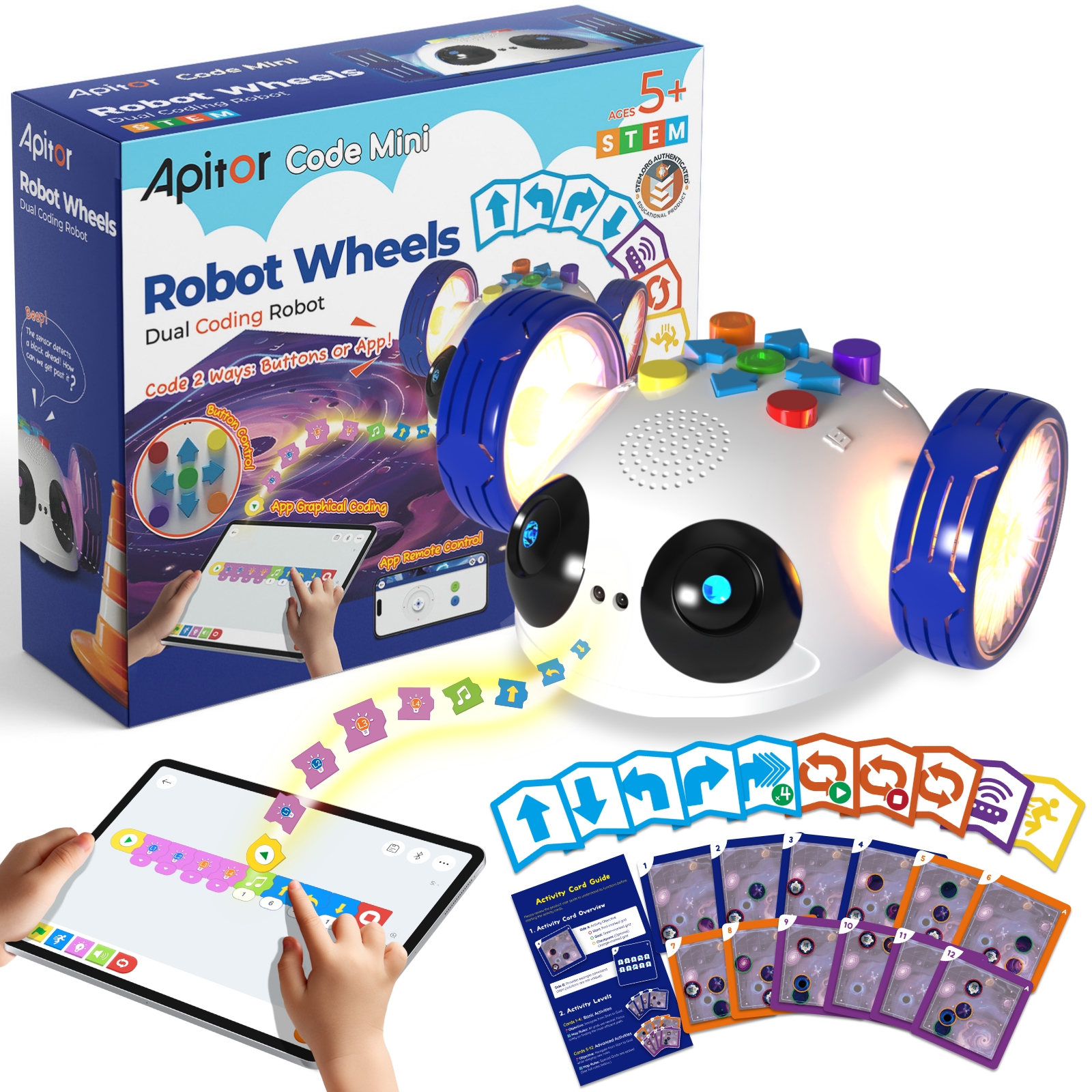 Apitor Mini Robot Wheels Codin - Science Robotics recension och pris