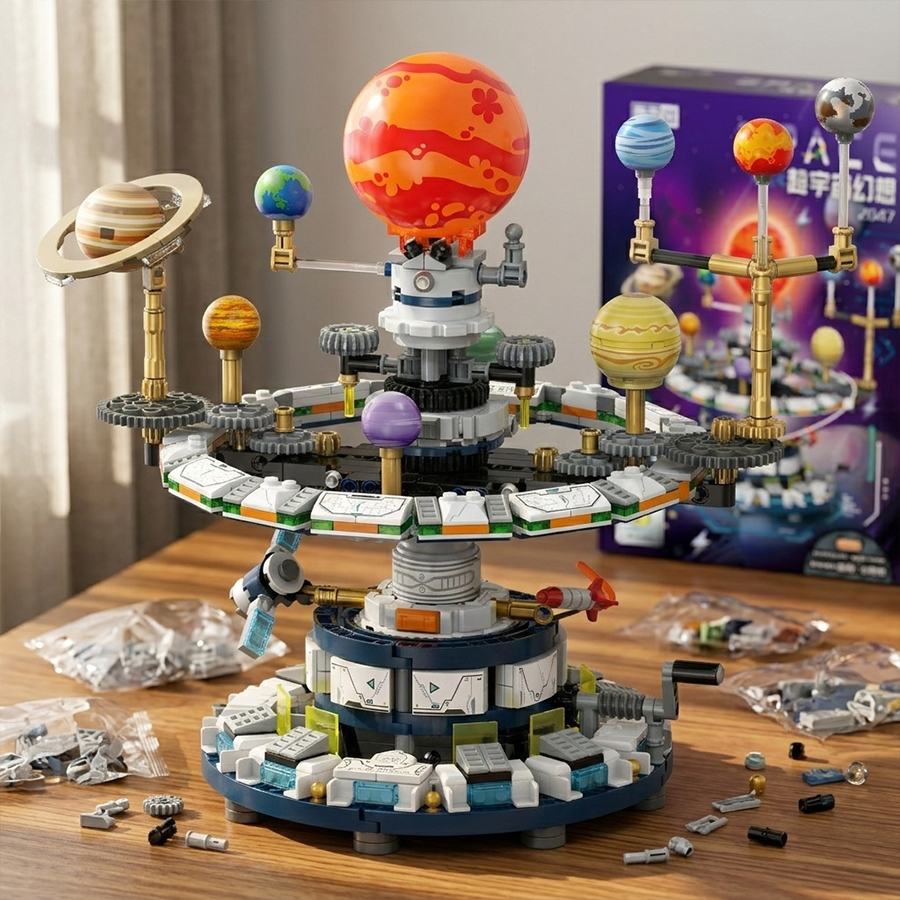 Mini Building Blocks Solar Sys - Solar System Orrery recension och pris