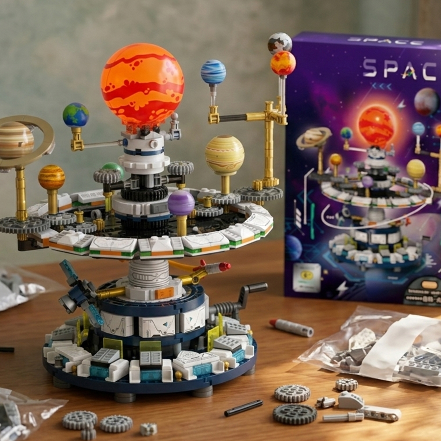 Mini Building Blocks Solar Sys - Solar System Orrery recension och pris