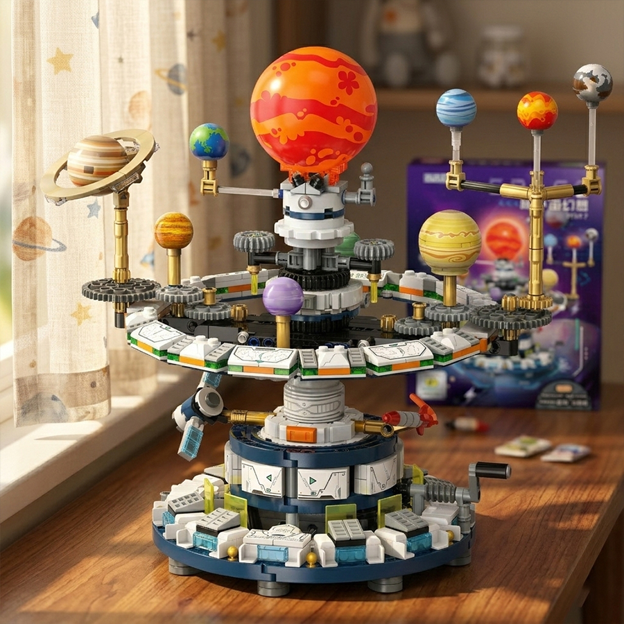 Mini Building Blocks Solar Sys - Solar System Orrery recension och pris