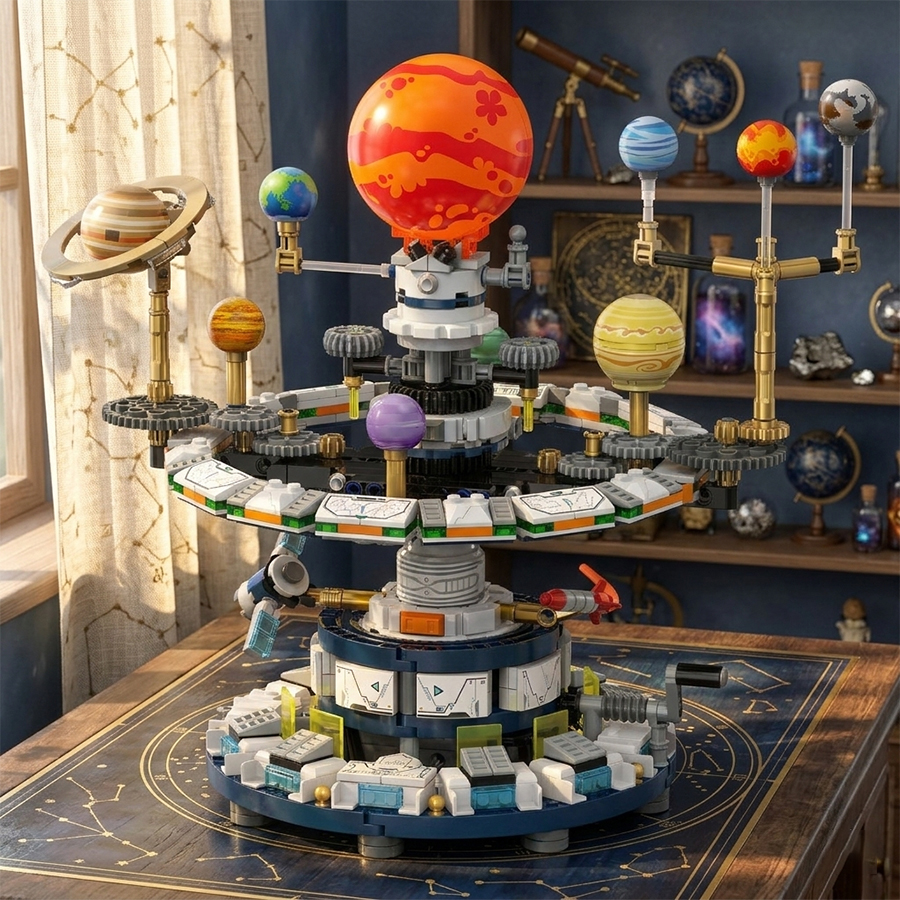 Mini Building Blocks Solar Sys - Solar System Orrery recension och pris