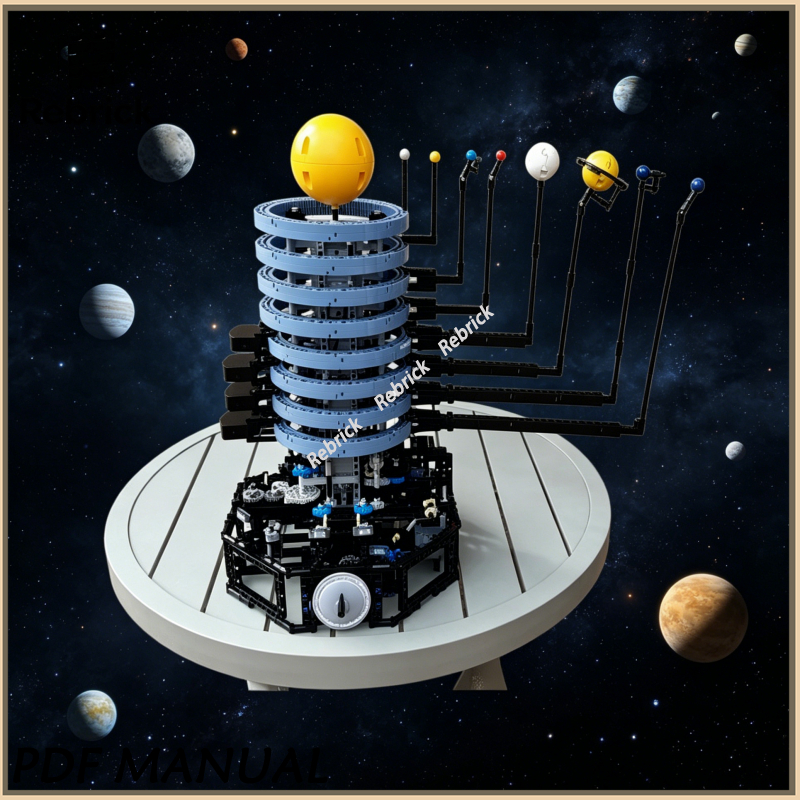 Exquisite MOC Construction Bri - Solar System Orrery recension och pris