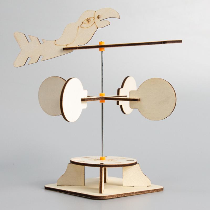 Hot 1Set DIY Wind Vane Kids Sc - Science Project Physics recension och pris