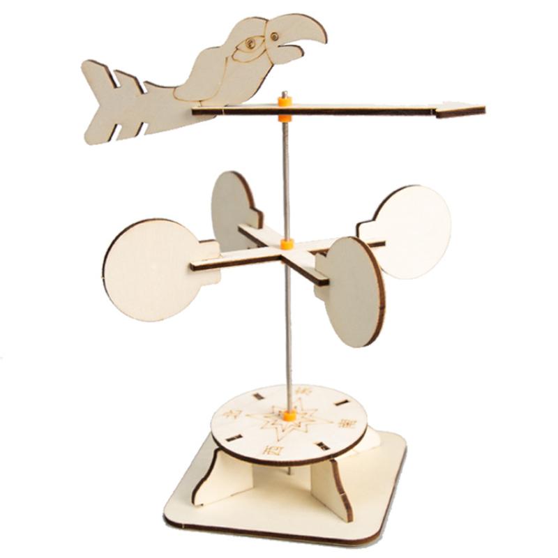 Hot 1Set DIY Wind Vane Kids Sc - Science Project Physics recension och pris