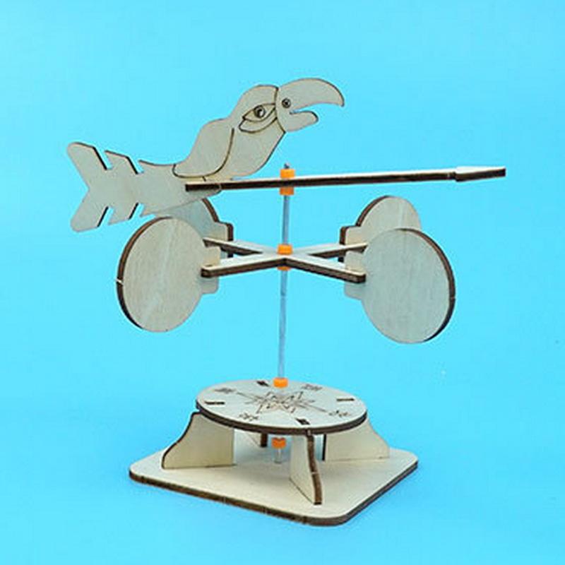 Hot 1Set DIY Wind Vane Kids Sc - Science Project Physics recension och pris