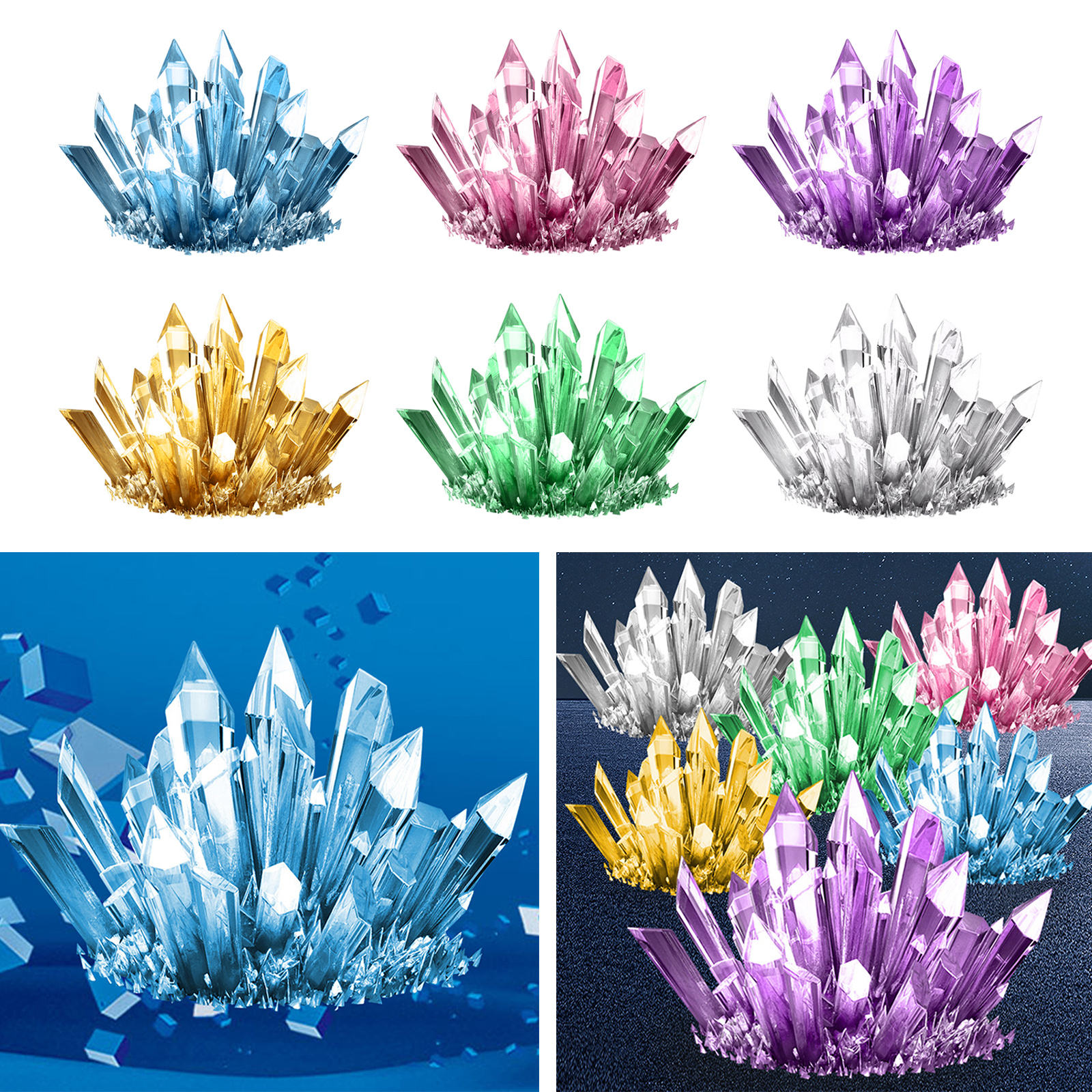 Crystal Growing Science Kit Bi - Chemistry Set Beginner recension och pris