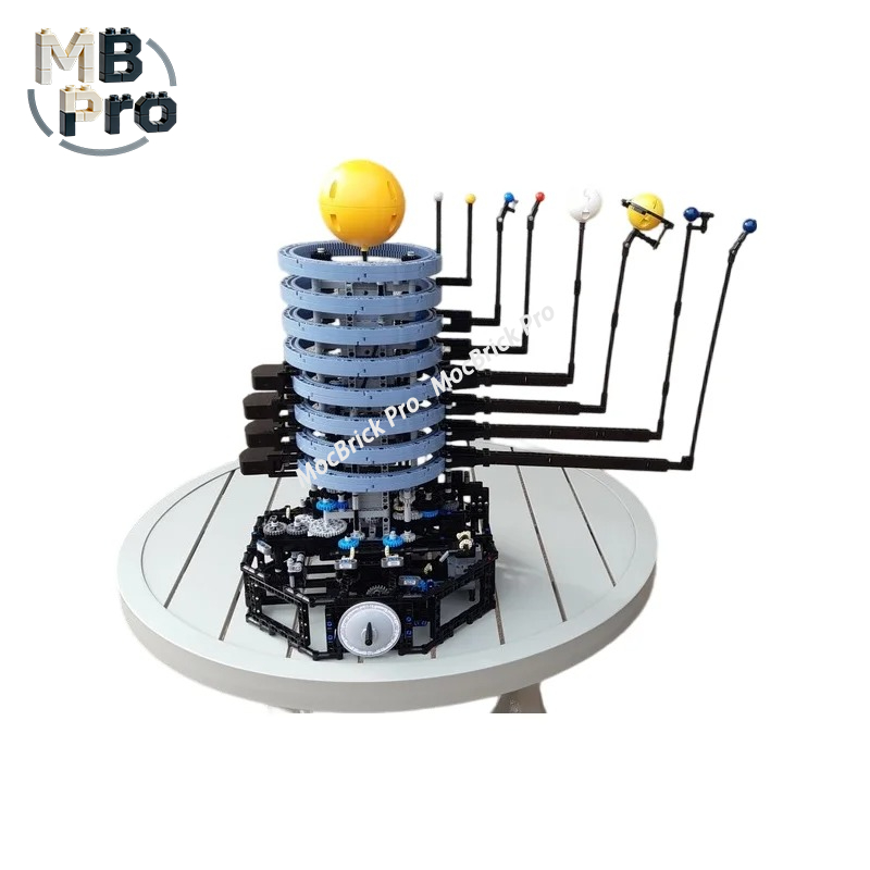 Unique DIY MOC Set, Mechanical - Solar System Orrery recension och pris