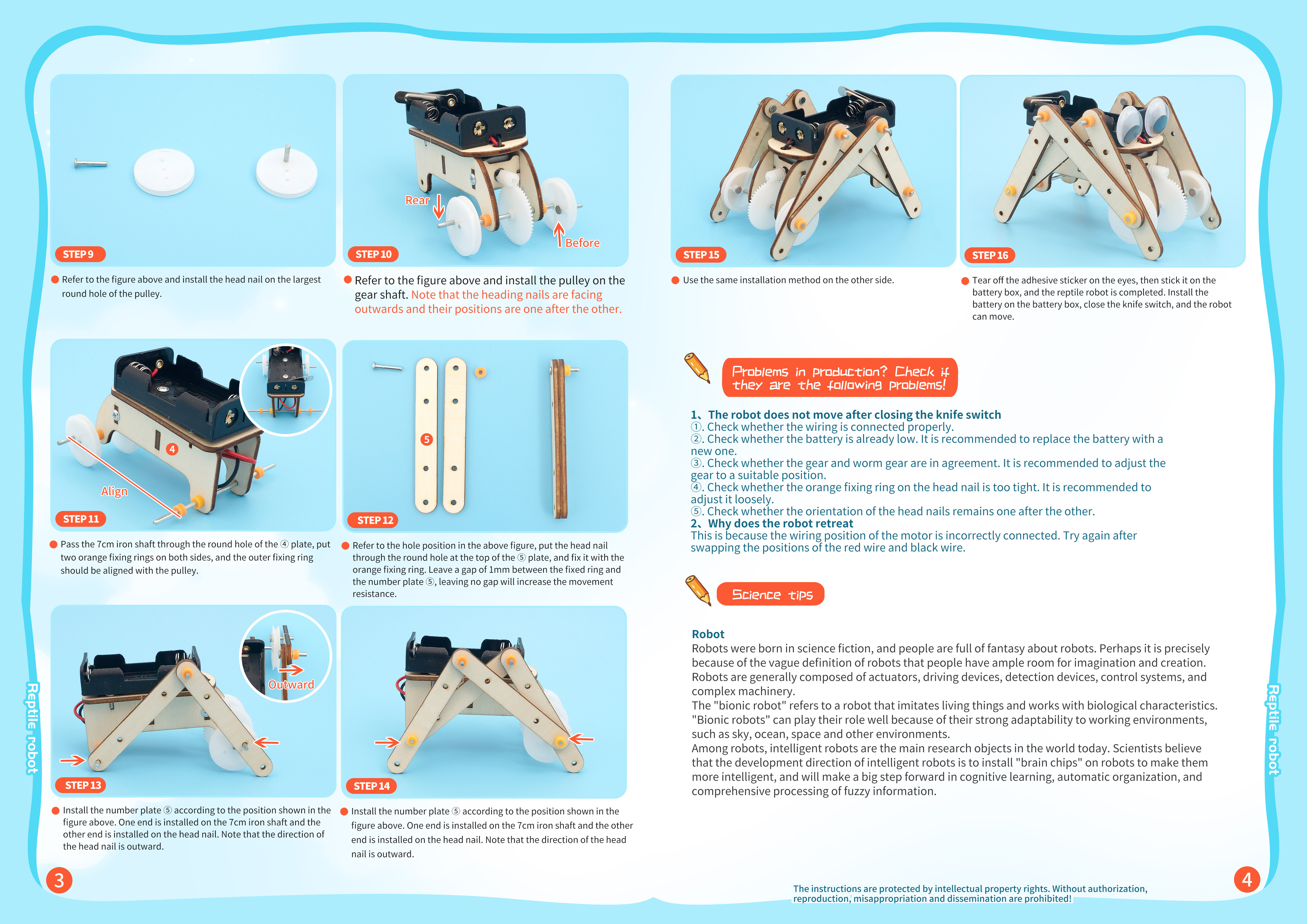 DIY Spider Robot STEM Toys Tec - Science Project Robot recension och pris